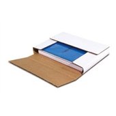 50-14 1/8 x 8 5/8 x 1" White Easy-Fold Mailers