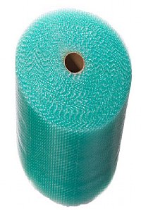 150'  x 24" roll of  3/16" Green Bubble Cushioning Wrap Recycled