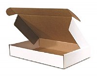 25-18 x 12 x 3" White Deluxe Literature Mailers