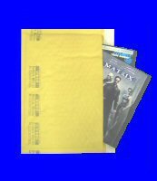 25 #DVD (12x7-1/2) Bubble-Lined Kraft Mailers