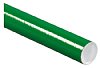 50-2 x 9" Tubes with Caps - Green