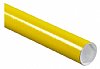 50-2 x 6" Tubes with Caps - Yellow