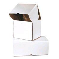 25-7 1/8 x 6 5/8 x 6 1/2" White Outside Tuck Mailers