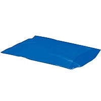 1000-15 x 18" - 2 Mil Blue Flat Poly Bags