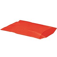 1000-8 x 10" - 2 Mil Red Flat Poly Bags
