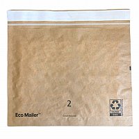 100 #2 (12 x 9) Recyclable Kraft Padded Mailers