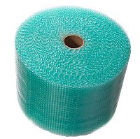 150'  x 12" roll of  3/16" Green Bubble Cushioning Wrap Recycled