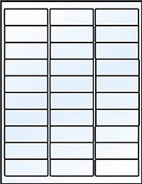 15,000 1 x 2-5/8 Address or Item Labels