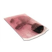 Pack of 150 15 Width 15 x 17 1/2 17.5 Length Ship Now Supply SNBOB1517AS Anti-Static Bubble Pouches Pink 