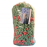 1.5 cu ft FunPak Plant Based Biodegradable Packing Peanuts<br><font color=blue>Christmas Love</font>