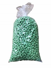 1.5 cu ft FunPak Plant Based Biodegradable Packing Peanuts<br><font color=blue>Christmas Trees</font>