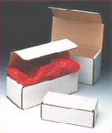 50-6" x 6" x 3" White Corrugated Mailers