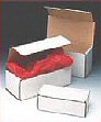 50-6-3/16" x 5-3/8" x 2-1/2" White Corrugated Mailers