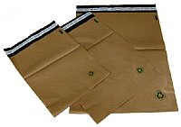 25 #5 (12" x 15.5") Unlined Biodegradable Poly Bags