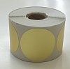 1 Roll of 500 2" Gold Foil Round Seals