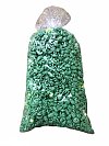 1.5 cu ft Green Marijuana Leaf Shaped FunPak Plant Based Biodegradable Packing Peanuts (Click for more descriptions and pictures)