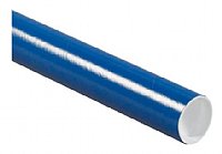 50-2 x 9" Tubes with Caps - Blue