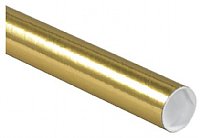 34-3 x 36" Tubes with Caps - Gold