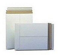 50 7" x 9" White Self-Seal No Bend Mailers