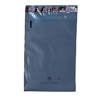 1000 #1 (7.5" x 10.5") Unlined Poly Courier Mailers-Grey