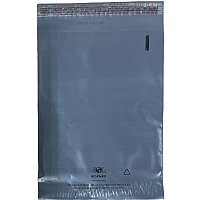 500 #2 (9" x 12") Unlined Poly Courier Mailers-Grey