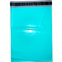 200 #3 (10" x 13") Unlined Poly Courier Mailers-Teal