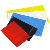 Flat Poly Bags - 2 mil Colors