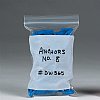 1000 1-/2 x 2" - 2 Mil  White Block Reclosable Poly Bags