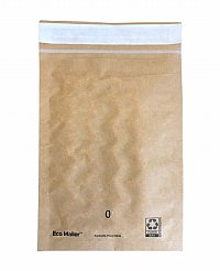 300 #0 (7 x 9) Recyclable Kraft Padded Mailers