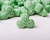 0.60 cu ft <b>Green Shamrock</b> Shaped FunPak MiniPack Plant Based Biodegradable Packing Peanuts (Click for more descriptions and pictures)