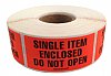 500 1" x 2" Single Item Enclosed Do Not Open Labels