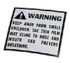 500 2" x 2" Suffocation Warning Labels